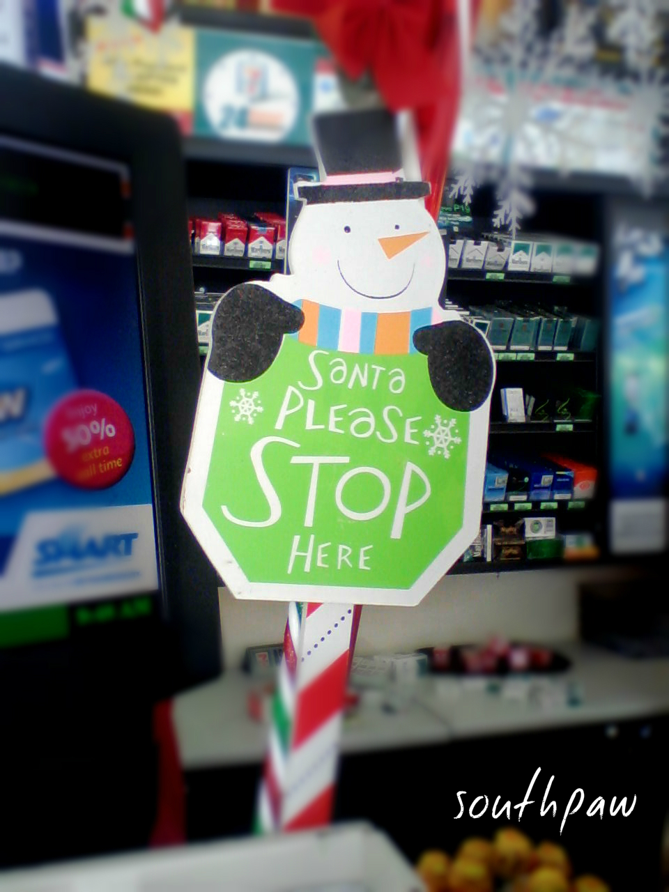 Santa Signage