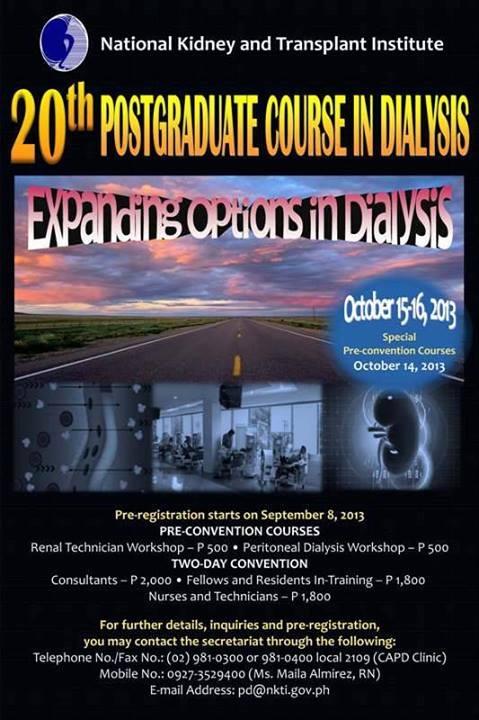 NKTI 20th Postgraduate Course