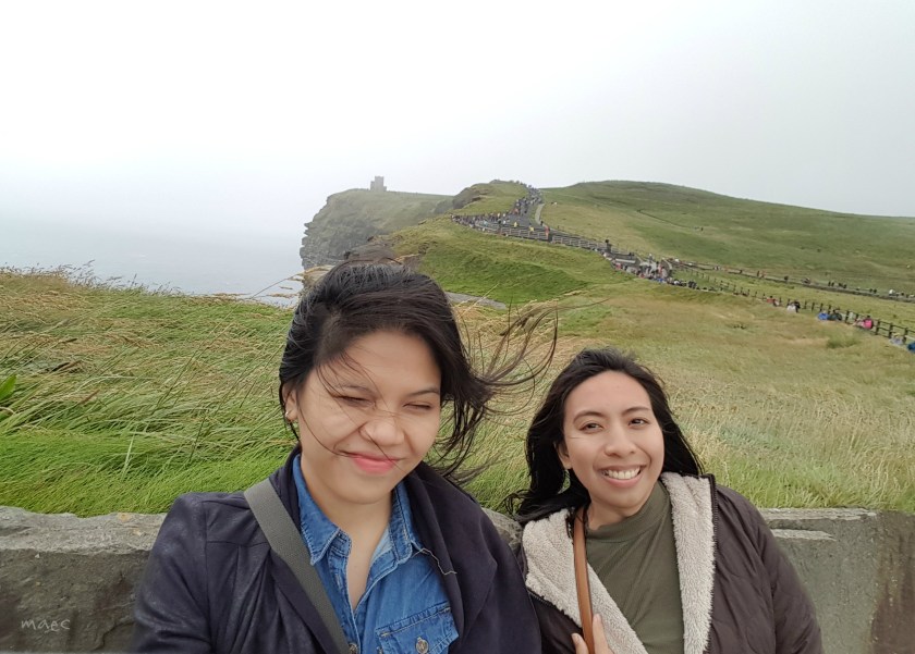 on the left cliff