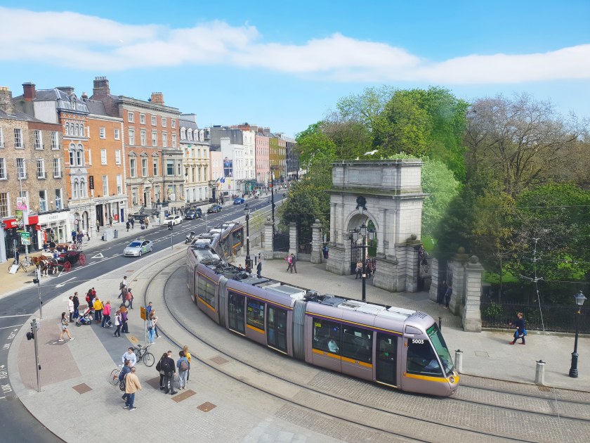 Stephen's green park, luas